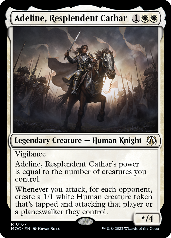 Adeline, Resplendent Cathar [March of the Machine Commander] - The Mythic Store | 24h Order Processing