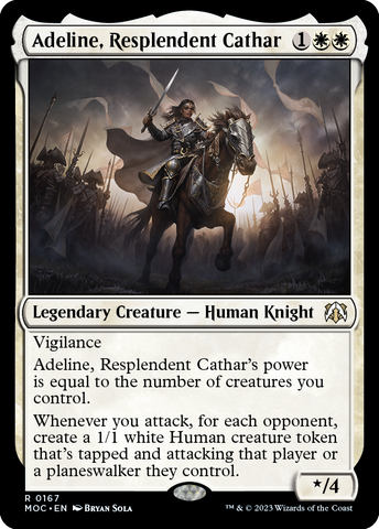 Adeline, Resplendent Cathar [March of the Machine Commander] - The Mythic Store | 24h Order Processing