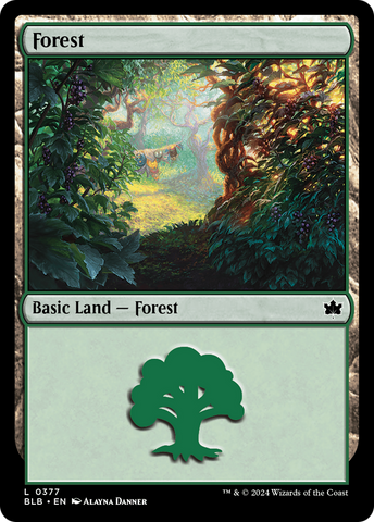 Forest (0377) [Bloomburrow] - The Mythic Store | 24h Order Processing