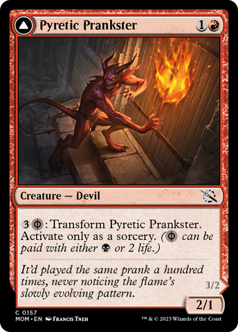 Pyretic Prankster // Glistening Goremonger [March of the Machine] - The Mythic Store | 24h Order Processing