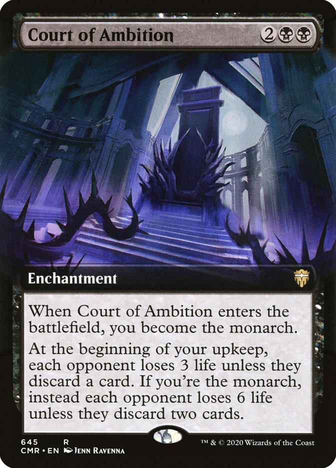 Court of Ambition (Extended Art) [Commander Legends] - The Mythic Store | 24h Order Processing