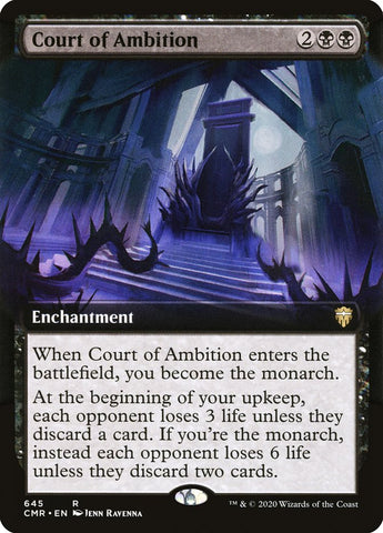 Court of Ambition (Extended Art) [Commander Legends] - The Mythic Store | 24h Order Processing