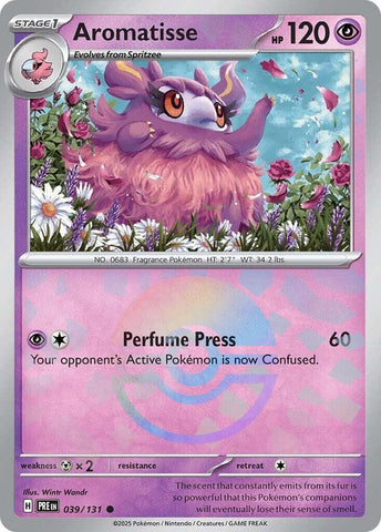 Aromatisse (039/131) (Poke Ball Pattern) [Scarlet & Violet: Prismatic Evolutions] - The Mythic Store | 24h Order Processing
