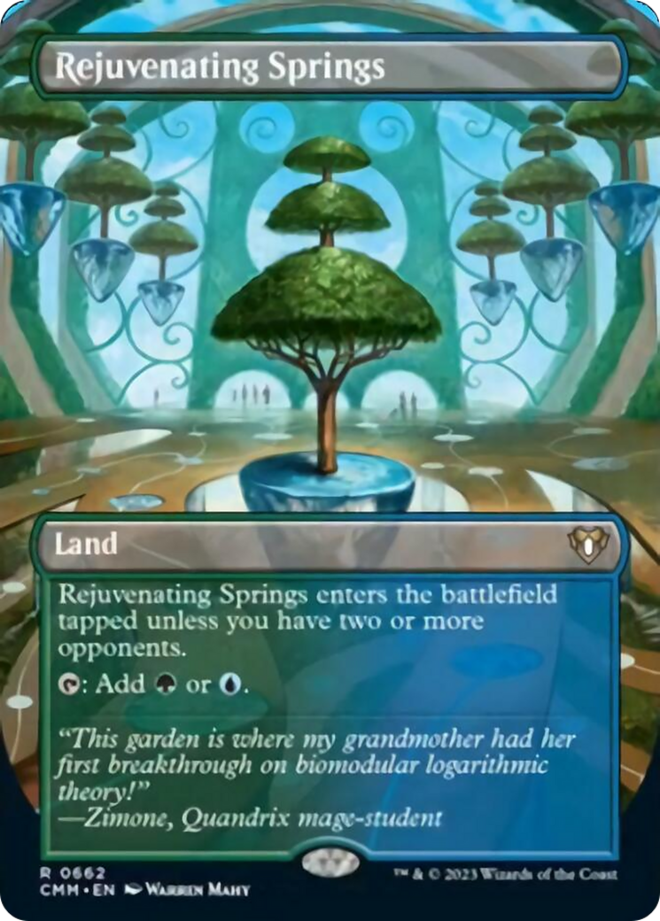 Rejuvenating Springs (Borderless Alternate Art) [Commander Masters] - The Mythic Store | 24h Order Processing