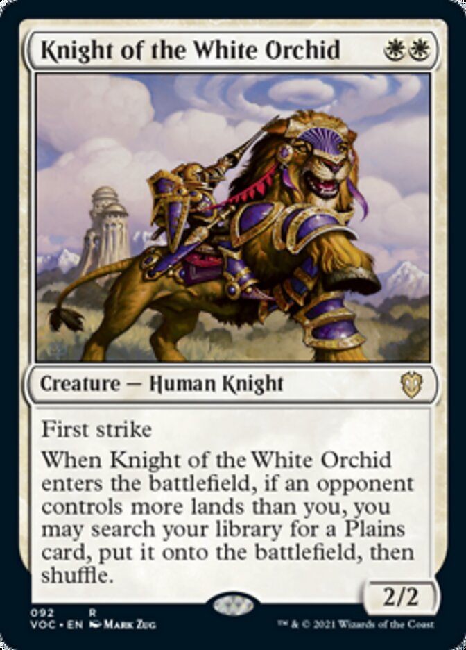 Knight of the White Orchid [Innistrad: Crimson Vow Commander] - The Mythic Store | 24h Order Processing