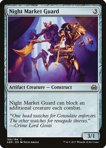 Night Market Guard [Aether Revolt] - The Mythic Store | 24h Order Processing