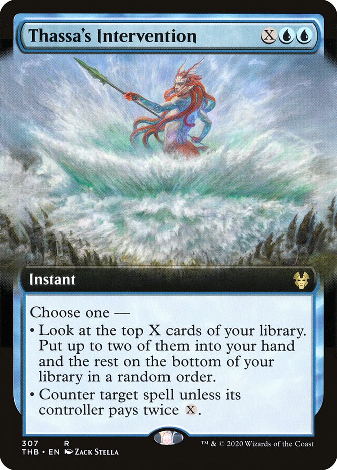 Thassa's Intervention (Extended Art) [Theros Beyond Death] - The Mythic Store | 24h Order Processing