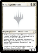 You, Magic Playtester [Unknown Event] - The Mythic Store | 24h Order Processing