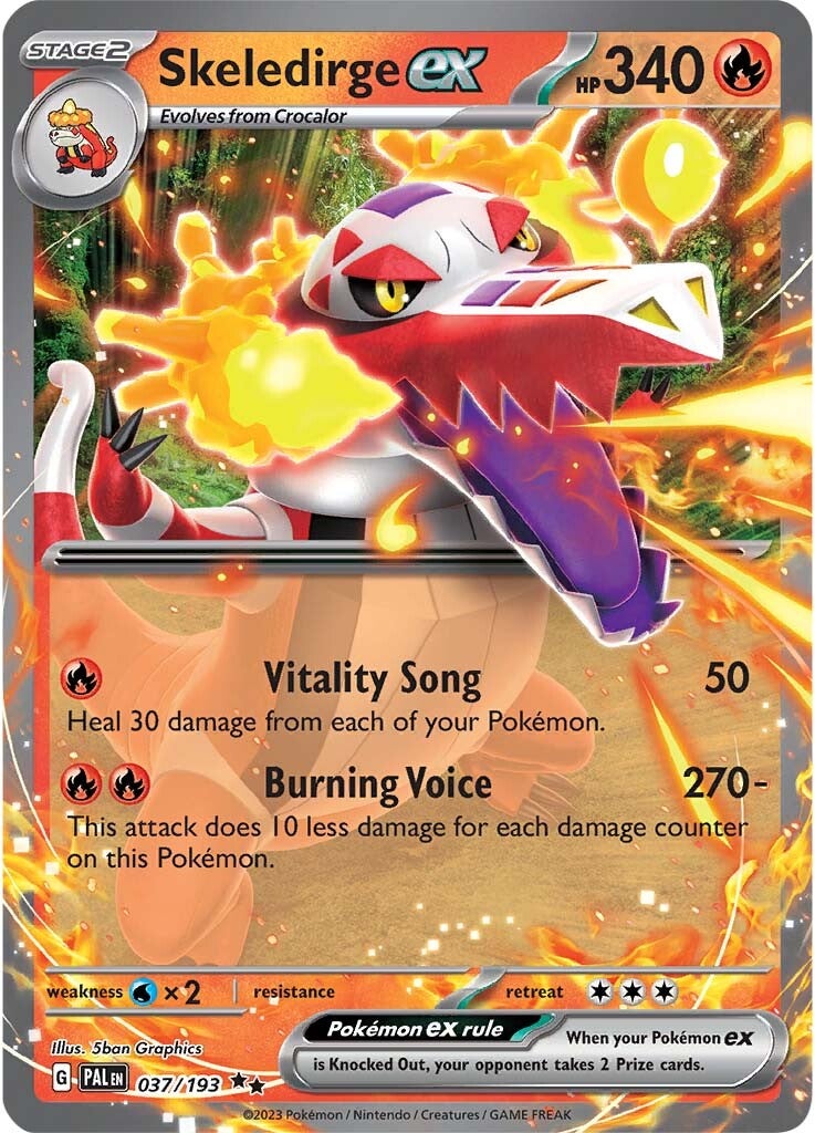 Skeledirge ex (037/193) [Scarlet & Violet: Paldea Evolved] - The Mythic Store | 24h Order Processing