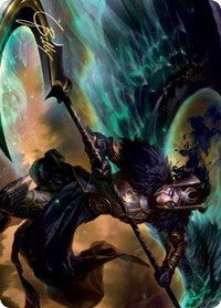 Vengeful Reaper Art Card (Gold-Stamped Signature) [Kaldheim Art Series] - The Mythic Store | 24h Order Processing