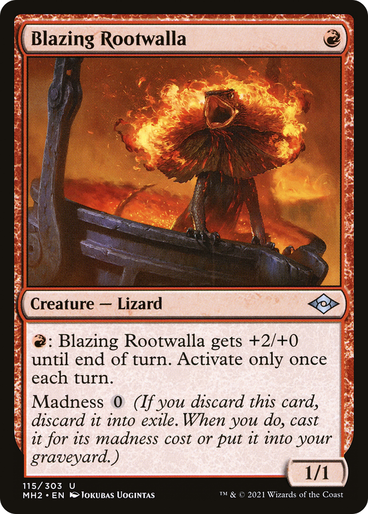 Blazing Rootwalla [Modern Horizons 2] - The Mythic Store | 24h Order Processing