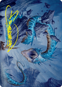 Biolume Serpent Art Card (Gold-Stamped Signature) [Innistrad: Crimson Vow Art Series] - The Mythic Store | 24h Order Processing