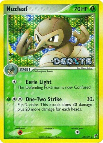 Nuzleaf (43/107) (Stamped) [EX: Deoxys] - The Mythic Store | 24h Order Processing