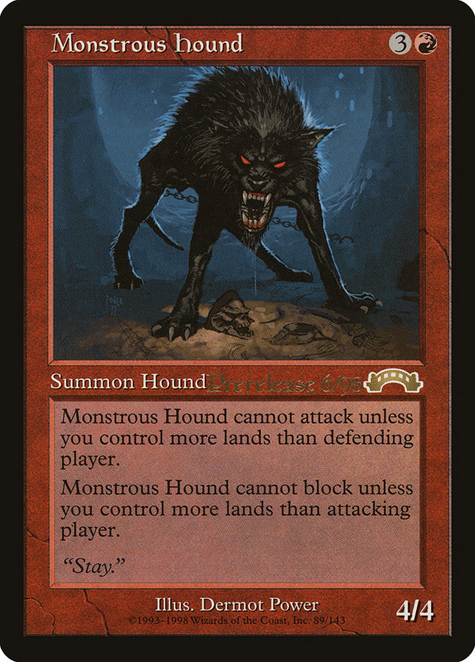 Monstrous Hound [Exodus Promos] - The Mythic Store | 24h Order Processing
