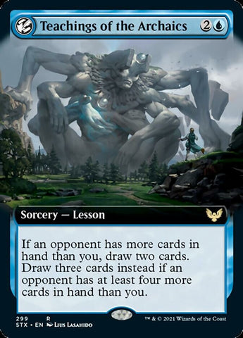 Teachings of the Archaics (Extended Art) [Strixhaven: School of Mages] - The Mythic Store | 24h Order Processing