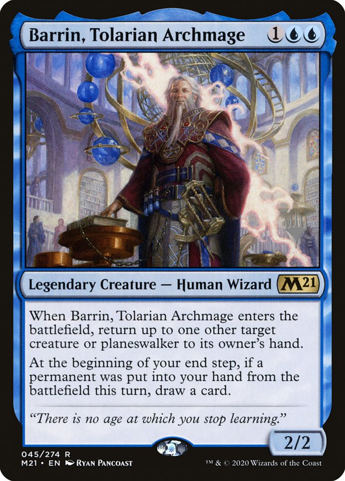 Barrin, Tolarian Archmage (Promo Pack) [Core Set 2021 Promos] - The Mythic Store | 24h Order Processing