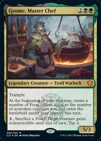 Gyome, Master Chef [Commander 2021] - The Mythic Store | 24h Order Processing