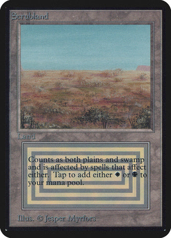 Scrubland [Alpha Edition] - The Mythic Store | 24h Order Processing