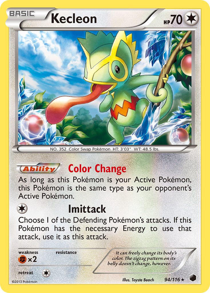 Kecleon (94/116) [Black & White: Plasma Freeze] - The Mythic Store | 24h Order Processing