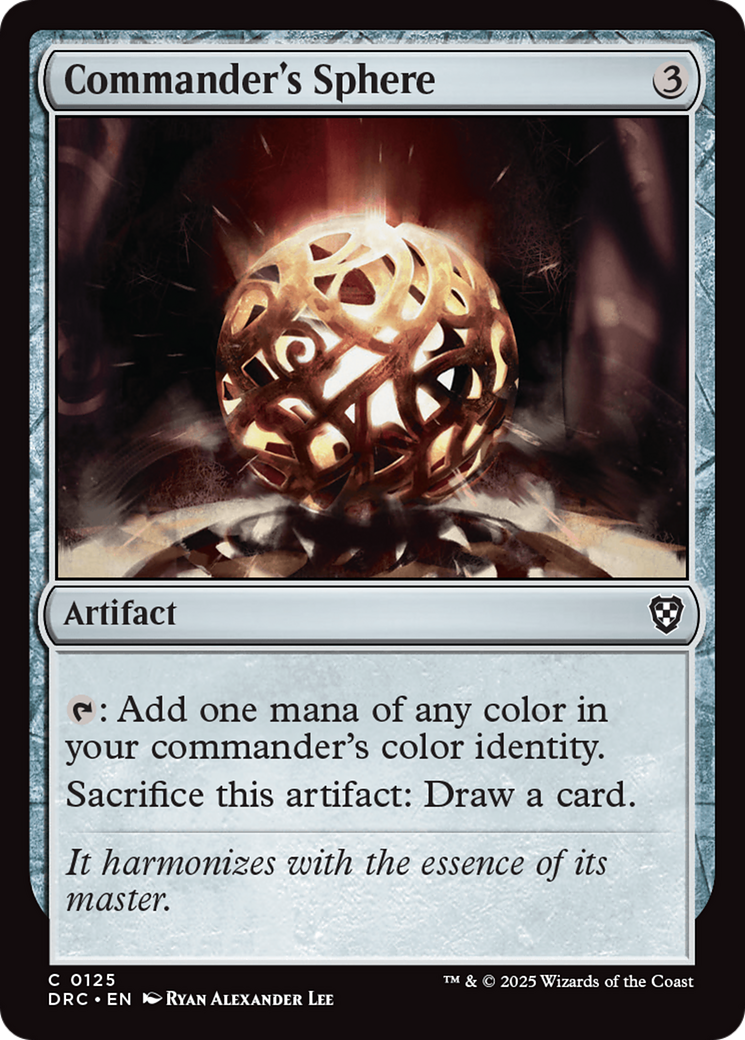 Commander's Sphere [Aetherdrift Commander] - The Mythic Store | 24h Order Processing