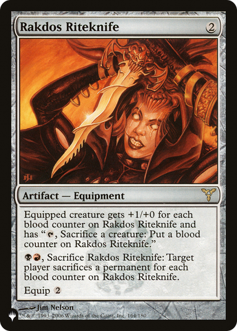 Rakdos Riteknife [The List] - The Mythic Store | 24h Order Processing
