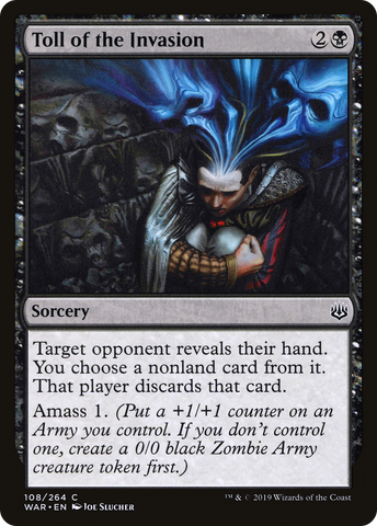 Toll of the Invasion [War of the Spark] - The Mythic Store | 24h Order Processing