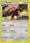 Bewear (SM49) (Staff Prerelease Promo) [Sun & Moon: Black Star Promos] - The Mythic Store | 24h Order Processing
