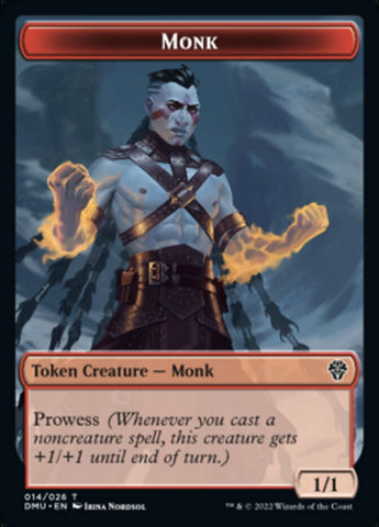 Monk Token [Dominaria United Tokens] - The Mythic Store | 24h Order Processing