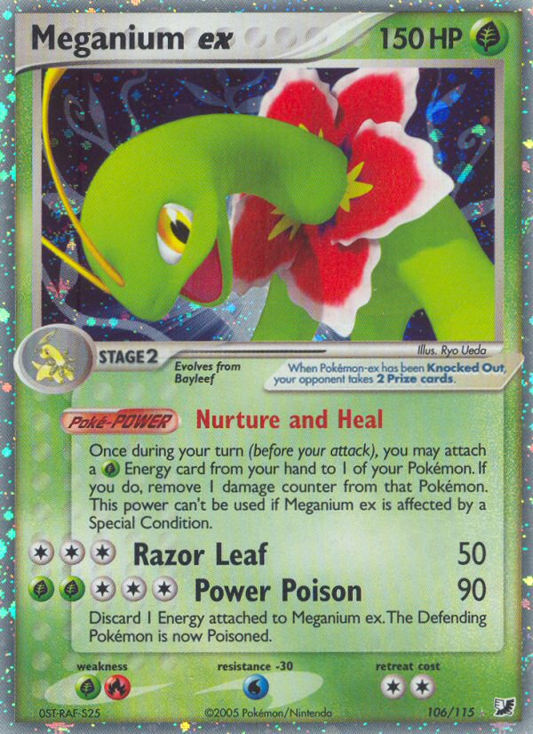 Meganium ex (106/115) [EX: Unseen Forces] - The Mythic Store | 24h Order Processing