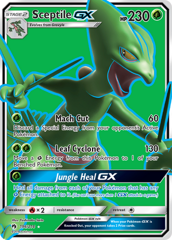 Sceptile GX (196/214) [Sun & Moon: Lost Thunder] - The Mythic Store | 24h Order Processing