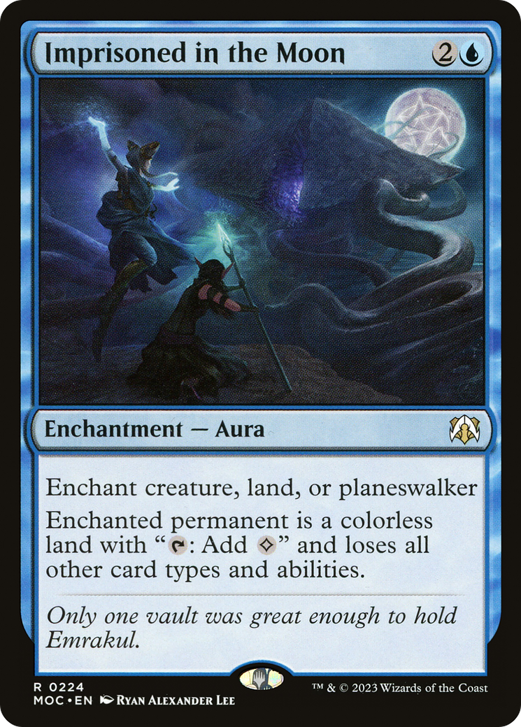 Imprisoned in the Moon [March of the Machine Commander] - The Mythic Store | 24h Order Processing