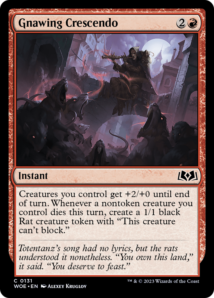 Gnawing Crescendo [Wilds of Eldraine] - The Mythic Store | 24h Order Processing