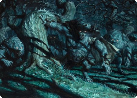 Unnatural Moonrise Art Card [Innistrad: Midnight Hunt Art Series] - The Mythic Store | 24h Order Processing