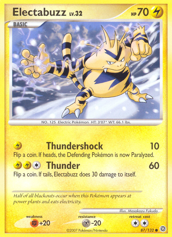 Electabuzz (87/132) [Diamond & Pearl: Secret Wonders] - The Mythic Store | 24h Order Processing