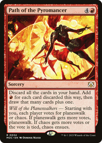 Path of the Pyromancer [March of the Machine Commander] - The Mythic Store | 24h Order Processing