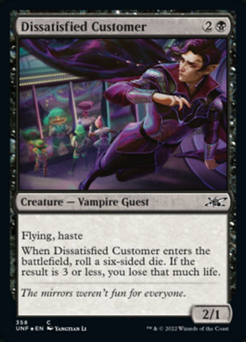 Dissatisfied Customer (Galaxy Foil) [Unfinity] - The Mythic Store | 24h Order Processing