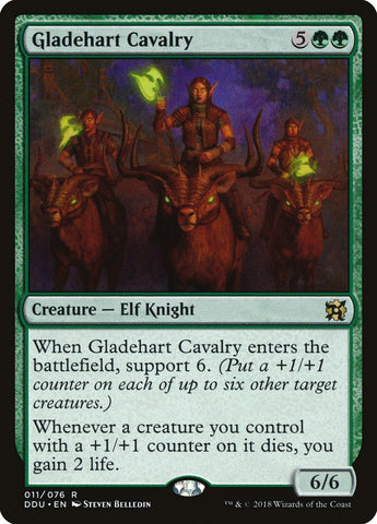 Gladehart Cavalry [Duel Decks: Elves vs. Inventors] - The Mythic Store | 24h Order Processing