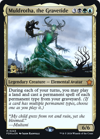 Muldrotha, the Gravetide [Foundations Prerelease Promos] - The Mythic Store | 24h Order Processing