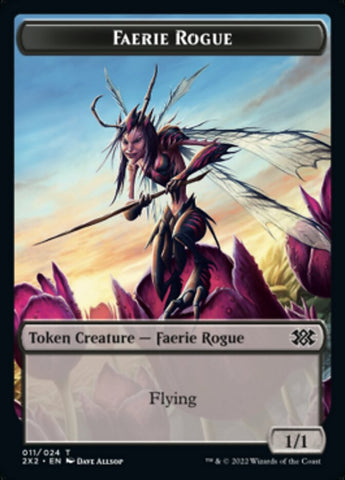 Faerie Rogue // Eldrazi Scion Double-Sided Token [Double Masters 2022 Tokens] - The Mythic Store | 24h Order Processing