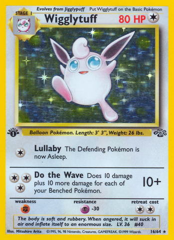 Wigglytuff (16/64) [Jungle 1st Edition] - The Mythic Store | 24h Order Processing
