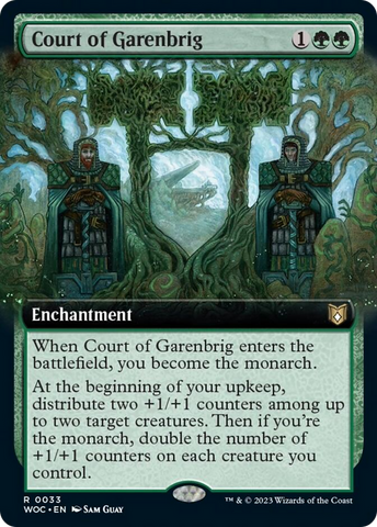 Court of Garenbrig (Extended Art) [Wilds of Eldraine Commander] - The Mythic Store | 24h Order Processing
