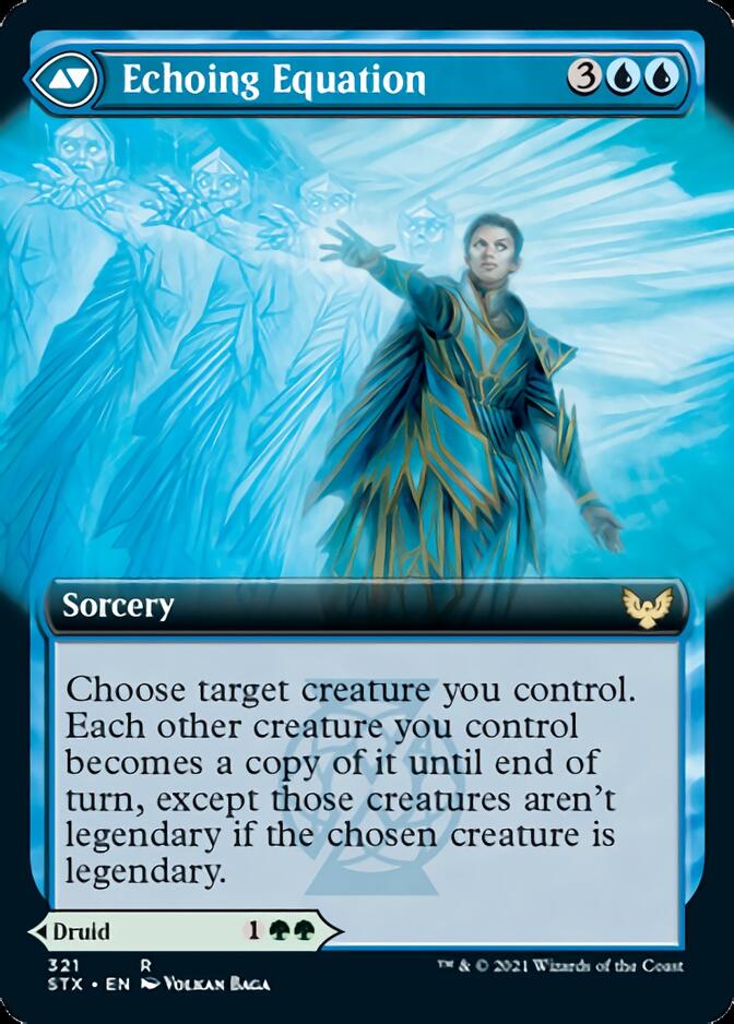 Augmenter Pugilist // Echoing Equation (Extended Art) [Strixhaven: School of Mages] - The Mythic Store | 24h Order Processing