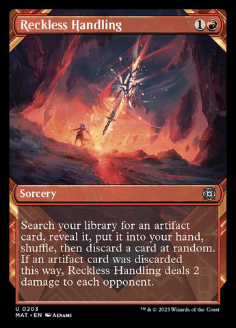 Reckless Handling (Showcase Halo Foil) [March of the Machine: The Aftermath] - The Mythic Store | 24h Order Processing