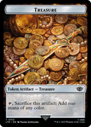 Elf Warrior // Treasure Double Sided Token [The Lord of the Rings: Tales of Middle-Earth Commander Tokens] - The Mythic Store | 24h Order Processing