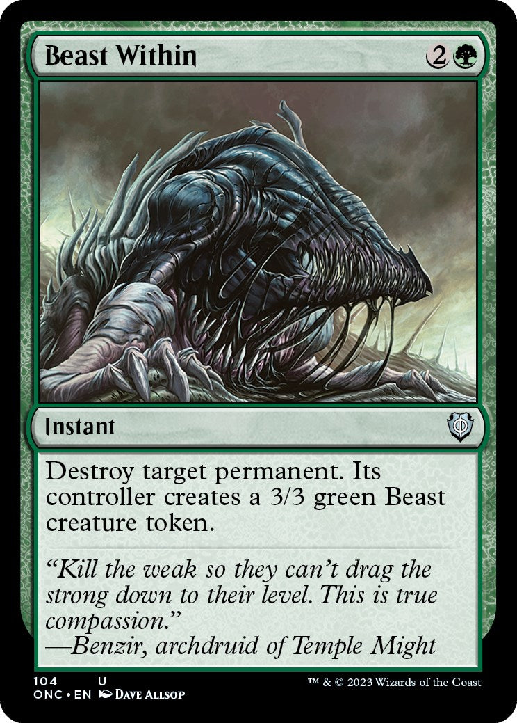 Beast Within [Phyrexia: All Will Be One Commander] - The Mythic Store | 24h Order Processing