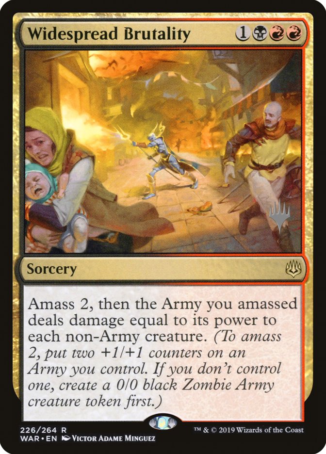 Widespread Brutality (Promo Pack) [War of the Spark Promos] - The Mythic Store | 24h Order Processing