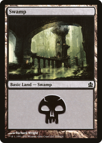 Swamp (310) [Commander 2011] - The Mythic Store | 24h Order Processing