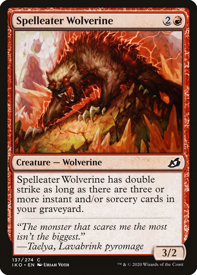 Spelleater Wolverine [Ikoria: Lair of Behemoths] - The Mythic Store | 24h Order Processing