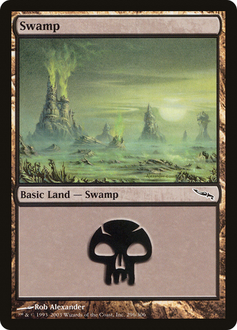 Swamp (296) [Mirrodin] - The Mythic Store | 24h Order Processing