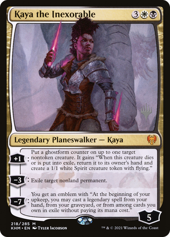Kaya the Inexorable (Promo Pack) [Kaldheim Promos] - The Mythic Store | 24h Order Processing